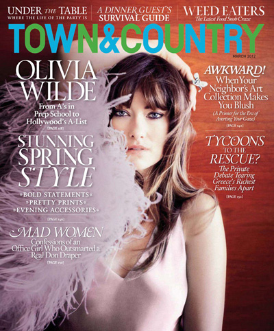 Olivia Wilde for Town & Country March 2012