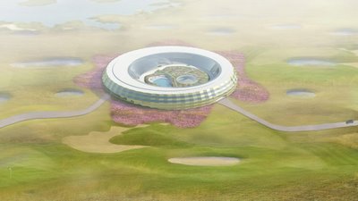 Ordos Hilton Hotel by VMX architects