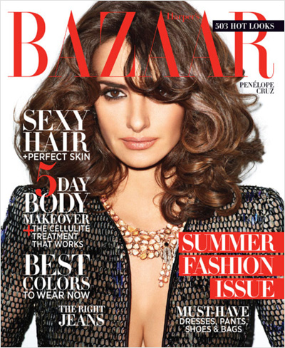 Penelope Cruz for Harper’s Bazaar US May 2012