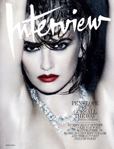 Penelope Cruz for Interview