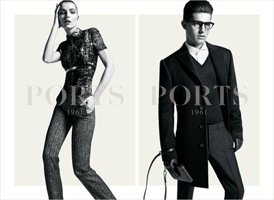 Carola Remer and Paolo Anchisi by Inez & Vinoodh for Ports 1961