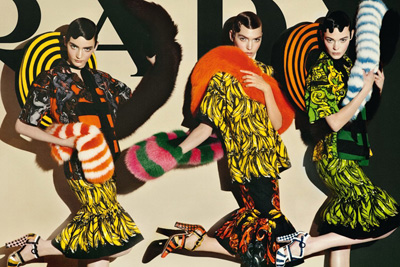 Prada Spring Summer 2011 Campaign by Steven Meisel
