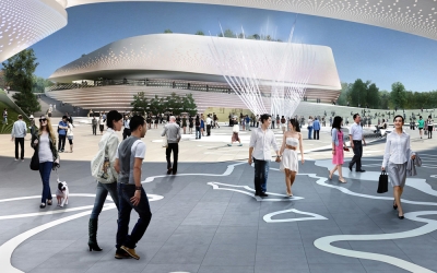 Qingdao World Horticultural Expo by UNStudio + !Melk Landscape Architecture