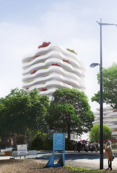 Quai de Queyries in Bordeaux by ECDM