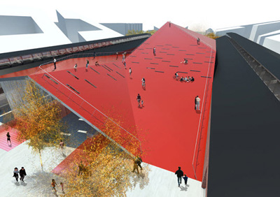 Railyards Cultural Centre in Aarhus by 3XN