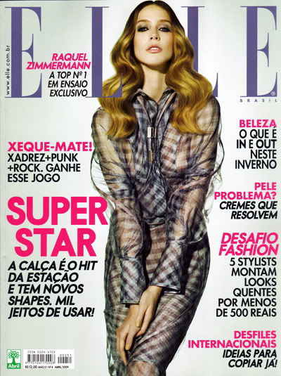 Raquel Zimmermann for ELLE Brazil