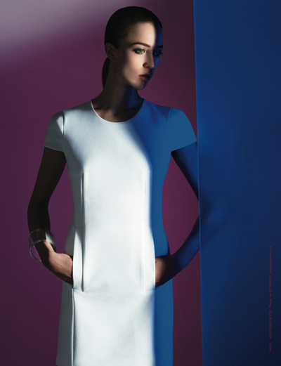 Raquel Zimmermann and Adrian Bosch for Hugo Boss SS09