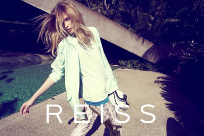 Yulia Vasiltsova & Julien Sabaud for Reiss Spring Summer 2012