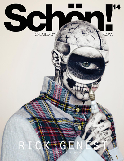Rick Genest Covers Schön October 2011