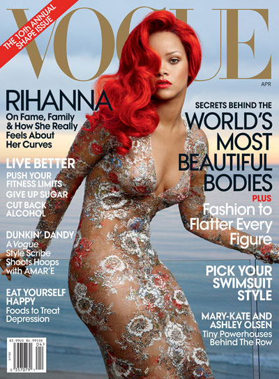 Rihanna by Annie Leibovitz for American Vogue