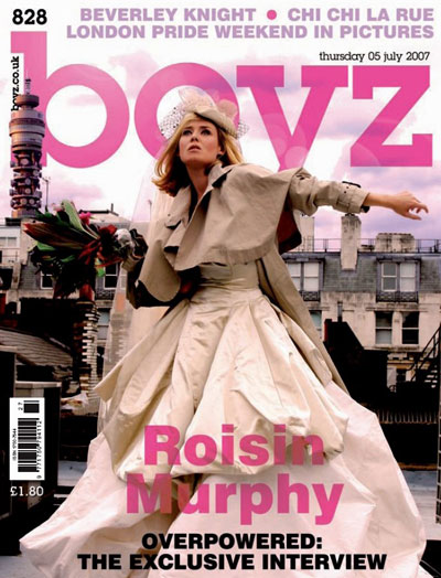 Roisin Murphy feature from Boyz magazine