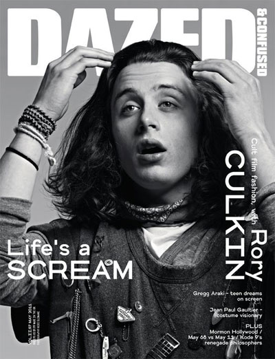 Rory Culkin by Hedi Slimane for Dazed & Confused
