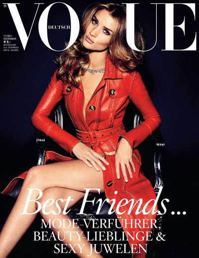 Rosie Huntington-Whiteley by Alexi Lubomirski for Vogue Germany November 2011