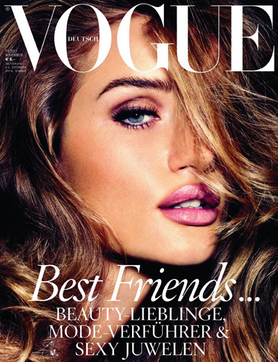 Rosie Huntington-Whiteley for Vogue Germany November 2011