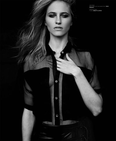 Sara Ziff by Owen Bruce for Pulp Magazine