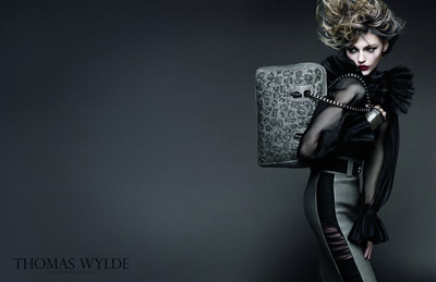 Sasha Pivovarova by Greg Kadel for Thomas Wylde Spring Summer 2011