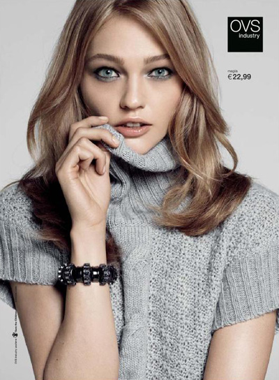 Sasha Pivovarova for OVS Industry Fall Winter 2011.12
