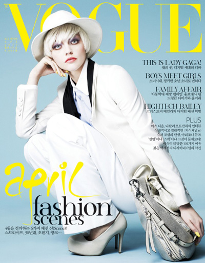 Sasha Pivovarova for Vogue Korea April 2011