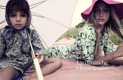 Sasha Pivovarova for Vogue Paris