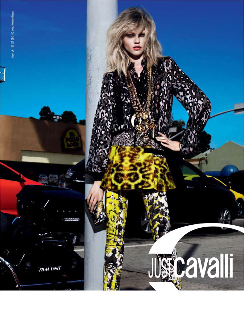 Sasha Pivovarova for Just Cavalli