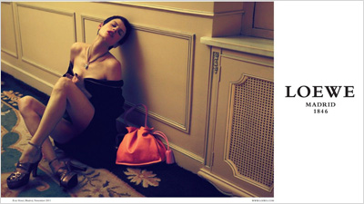 Saskia de Brauw for Loewe Spring Summer 2012