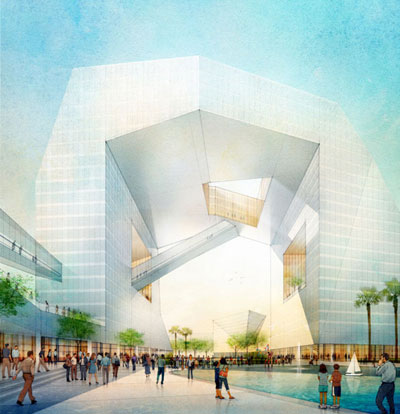 Service and Cultural Centre by Yaniv Pardo Architects
