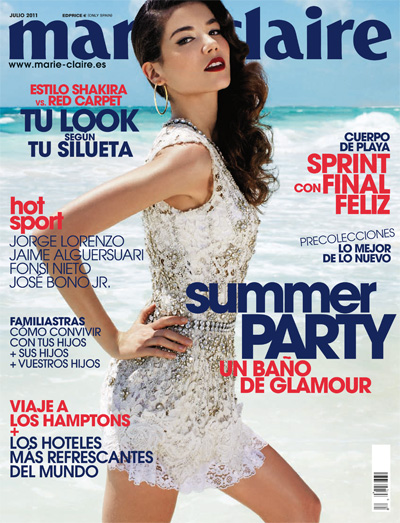 Sheila Marquez by David Roemer for Marie Claire Spain July 2011