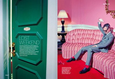 Shirley Mallmann by Miles Aldridge for Wallpaper*