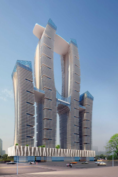 Shreeparti Gardens Towers by Architect Reza Kabul