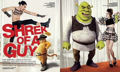 Shrek by Ellen Von Unwerth for VMAN