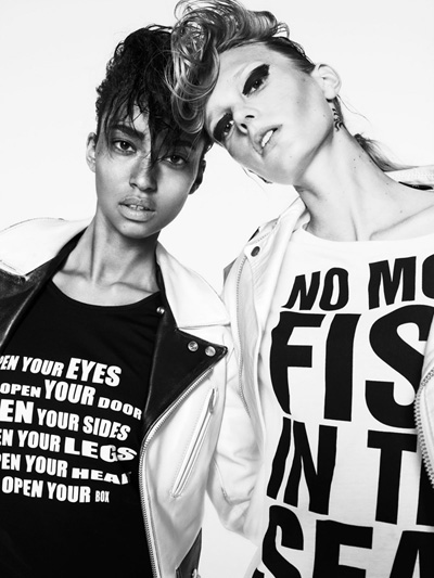 Sigrid Agren & Anais Mali for i-D Magazine