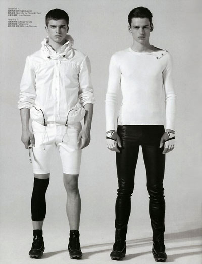 Simon Nessman and River Viiperi for GQ Style China