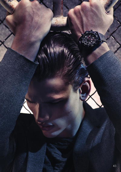 Simon Nessman for Emporio Armani Fall Winter 2011.12