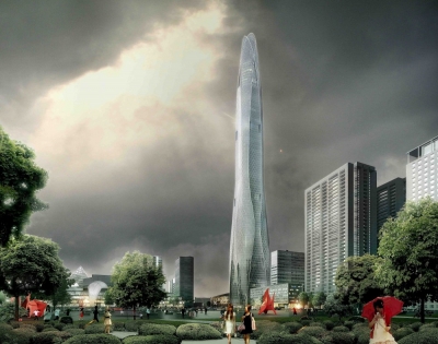 The CTF Tianjin Tower by Skidmore, Owings & Merrill