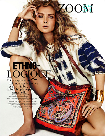 Snejana Onopka by Giampaolo Sgura for Vogue Paris