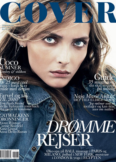 Snejana Onopka by Rick Shaine for COVER Magazine