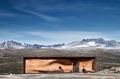 Snøhetta’s Norwegian Wild Reindeer Pavilion