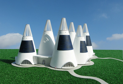 Solar Winds Cultural Arts Center by Michael Jantzen