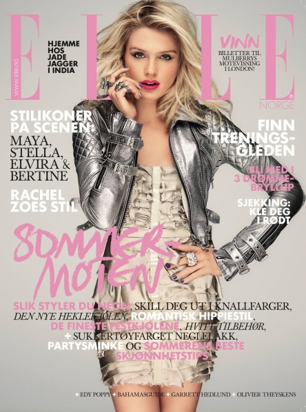 Sophia Lie in Burberry Prorsum for Elle Norge