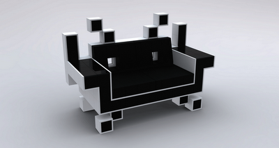Space Invader Couch by Igor Chak