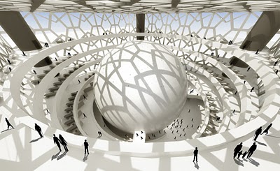 Sphere In Box Mosque by StudiOZ