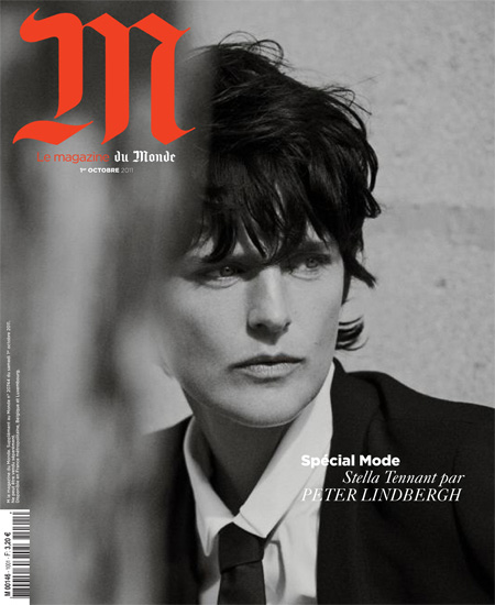 Stella Tennant for Le Monde October 2011