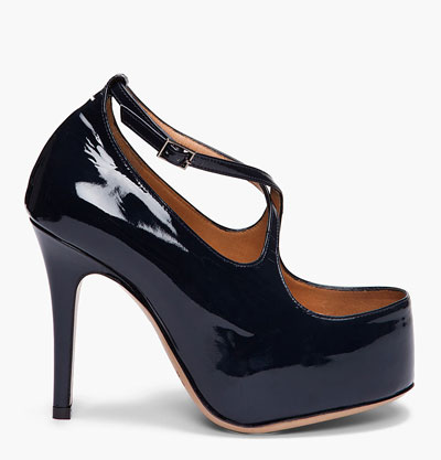 Strappy Patent Pumps by Maison Martin Margiela