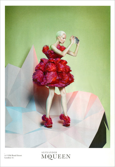 1st LOOK: Suvi Koponen for Alexander McQueen FW2012.13