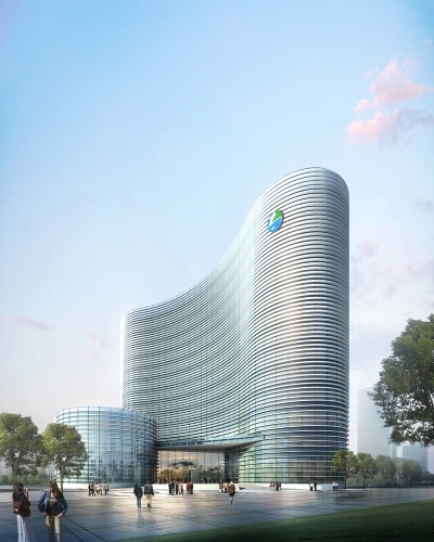 Taihu Science & Technology Industrial Park R&D Building by FTA Architects