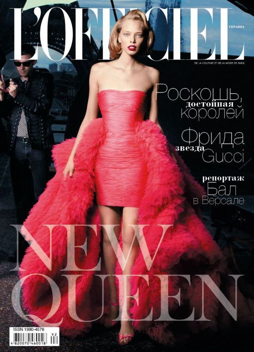Tanya Dziahileva for L’Officiel Ukraine October 2011