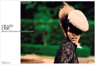 Taryn Davidson by Richard Bernardin for Elle Canada