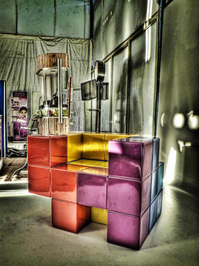 Tetris Chair by Gabriel Cañas
