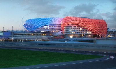 The Yas Hotel Abu Dhabi by Asymptote Architecture