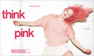 Think Pink by Jordy Huinder & Tony Solis for Nylon Mexico